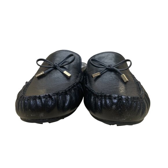 Aerosoles Women’s Black Leather Slip-On Moccasins Cody Moccasin Mules Size 7M - Picture 2 of 8